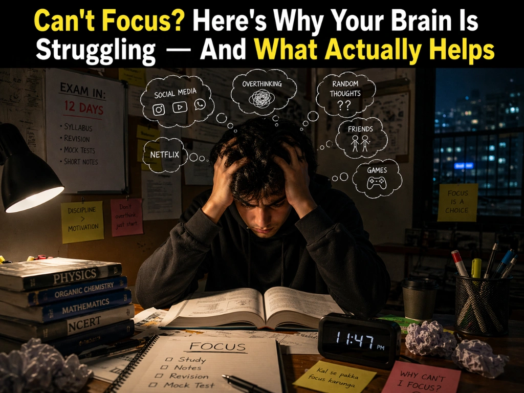 Can't Focus? Here's Why Your Brain Is Struggling — And What Actually Helps