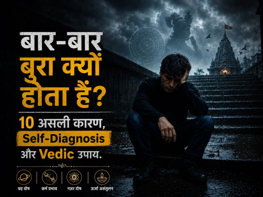 बार-बार बुरा क्यों होता है 10 असली कारण self diagnosis aur vedic upay — Suyagya