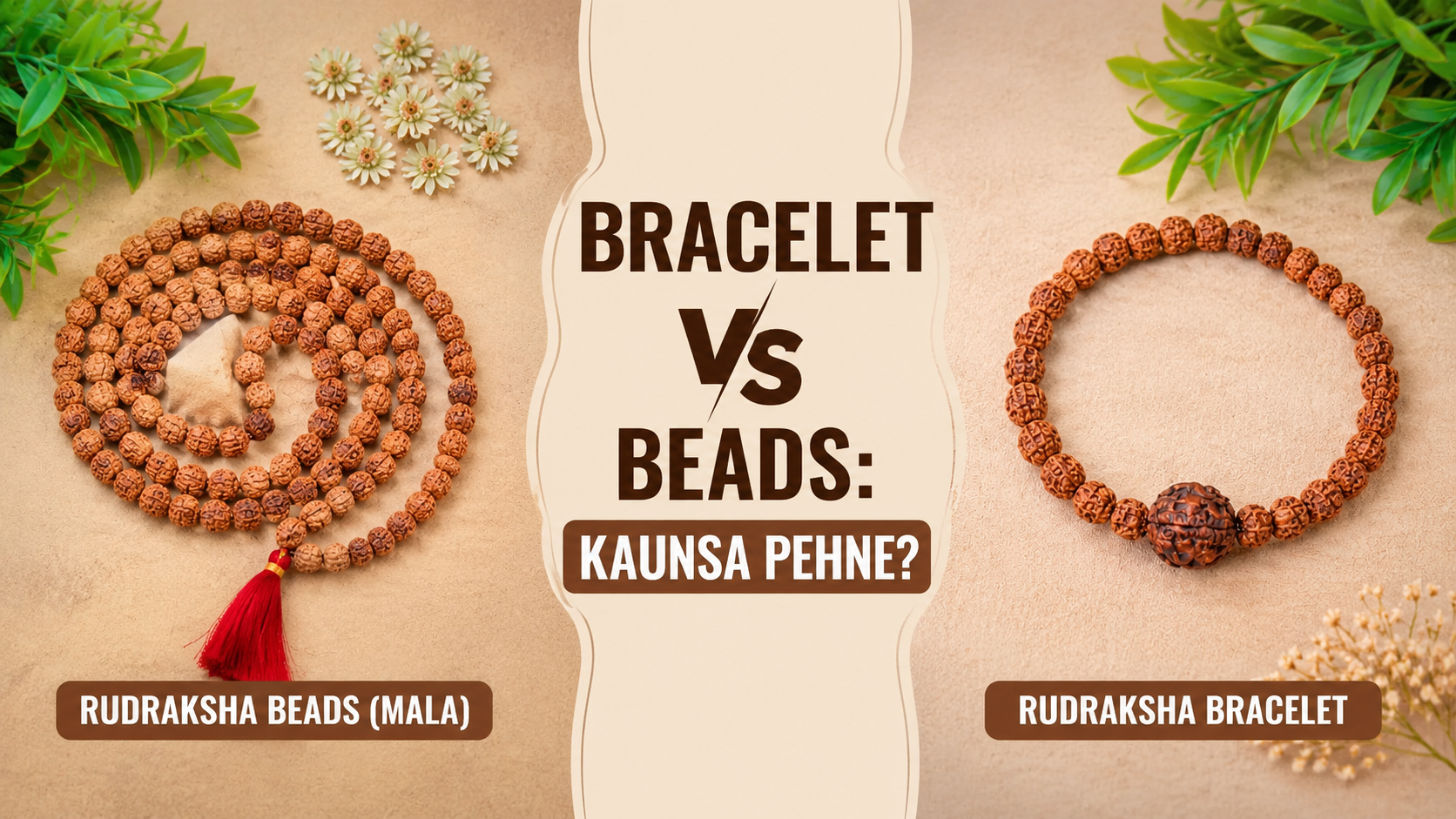 Rudraksha Bracelet vs Beads: Kaunsa Pehne, Kaunsa Wear Kare, Poora Difference
