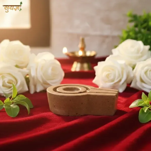 Stone Jalhari for Shivling natural stone base home puja abhishek — Suyagya India