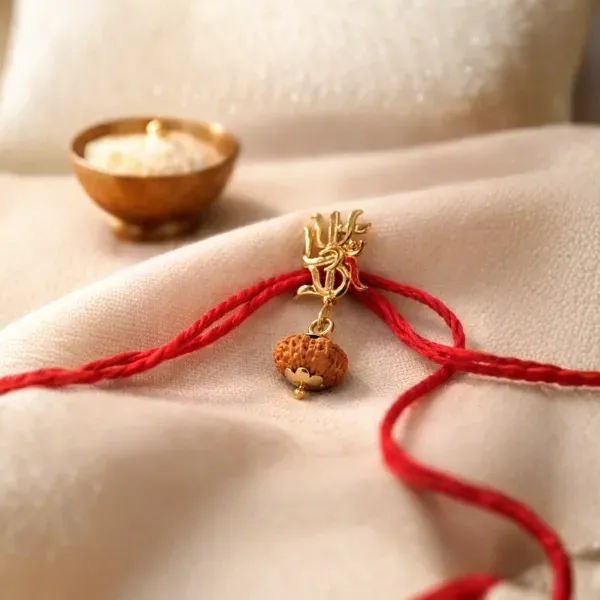 Certified 14 Mukhi Rudraksha Bead Intuition Third Eye Activation चौदह मुखी रुद्राक्ष - Suyagya India