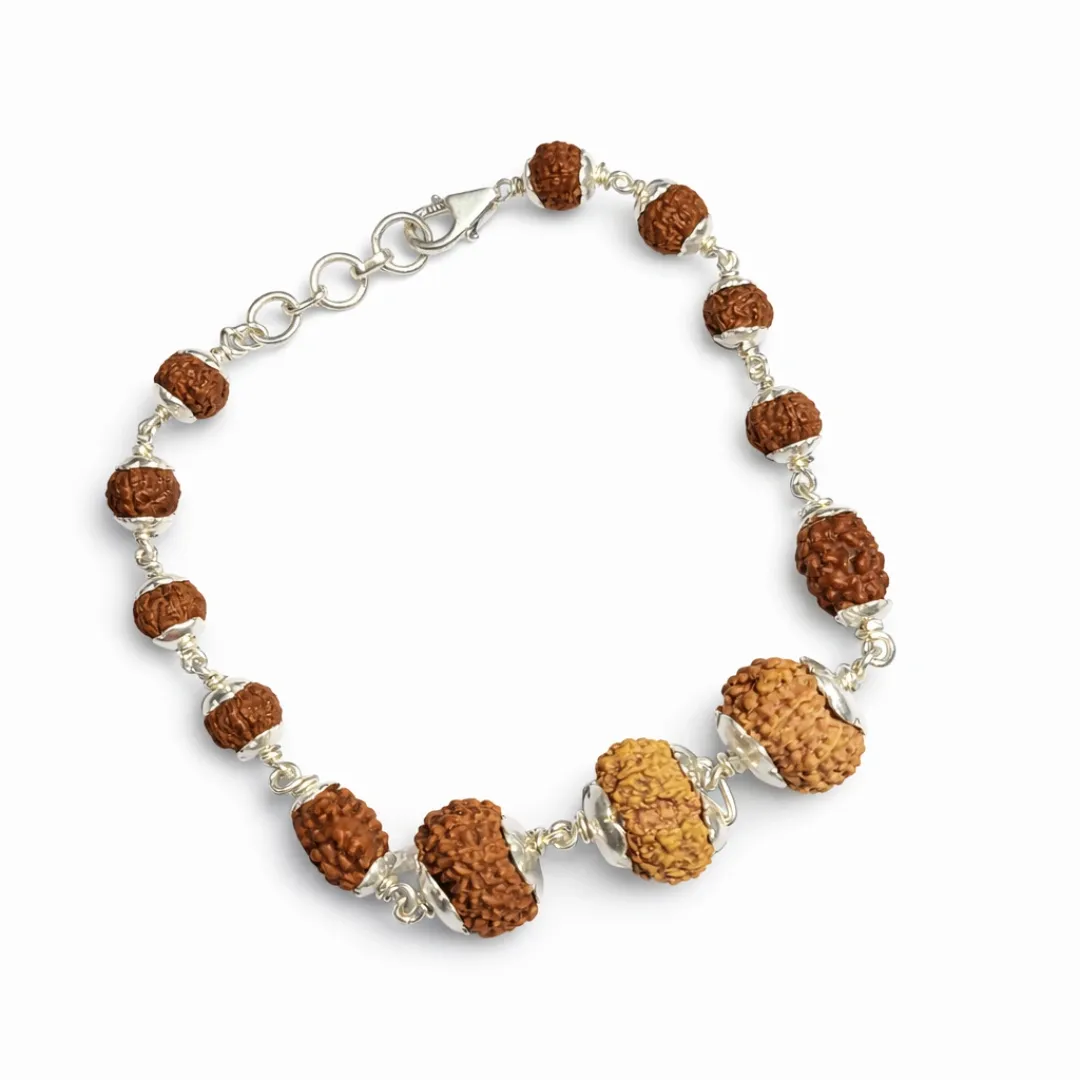 Couple Harmony Bracelet — Sacred Rudraksha for Love, Unity and Marital Bliss